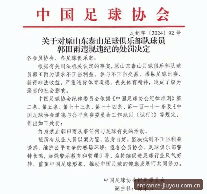 中国足协第三批禁足名单最新动态：17人终身禁赛，48人遭重罚，九游体育平台深度解读